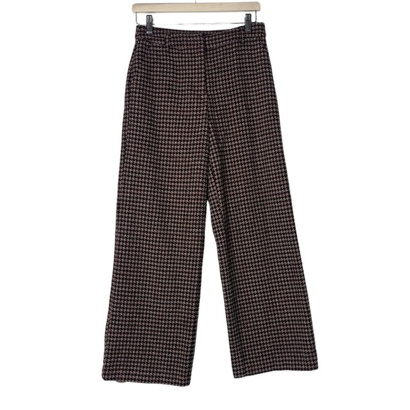Modcloth informed ensemble houndstooth wide leg pants size 6 - Picture 6 of 8